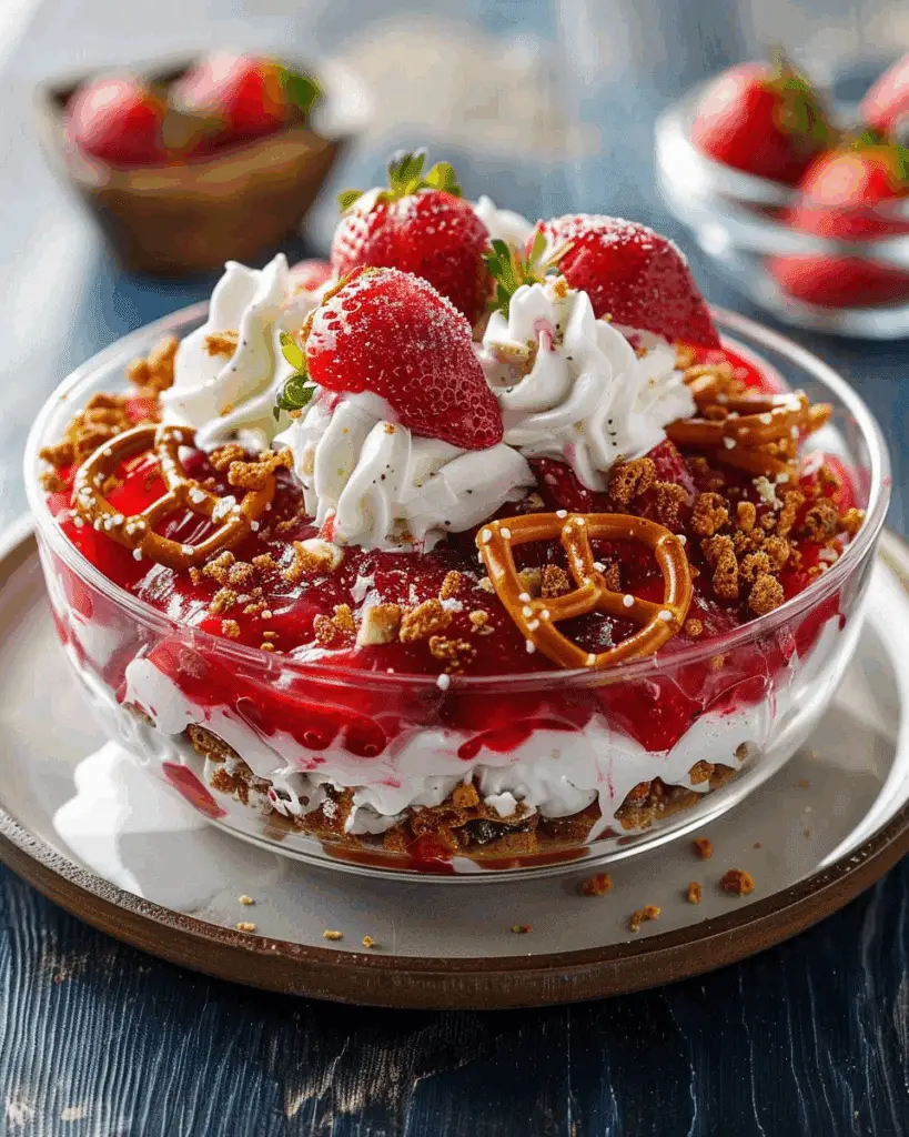 Strawberry Pretzel Salad