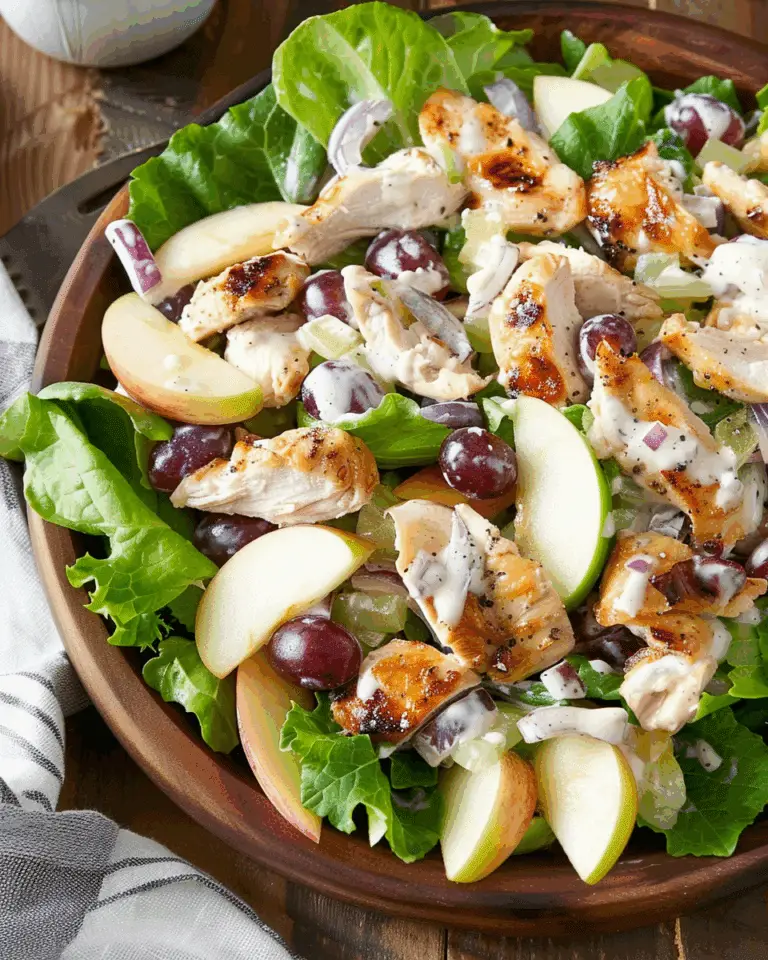 Chicken, Apple & Grape Salad with Creamy Dressing