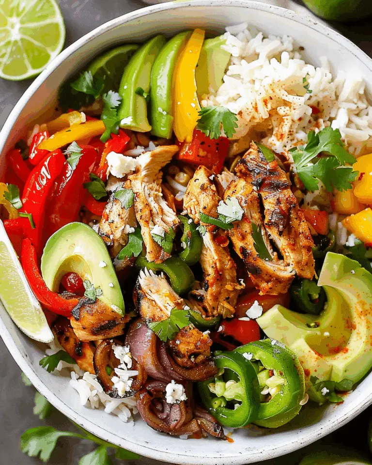 Chicken Fajita Bowl