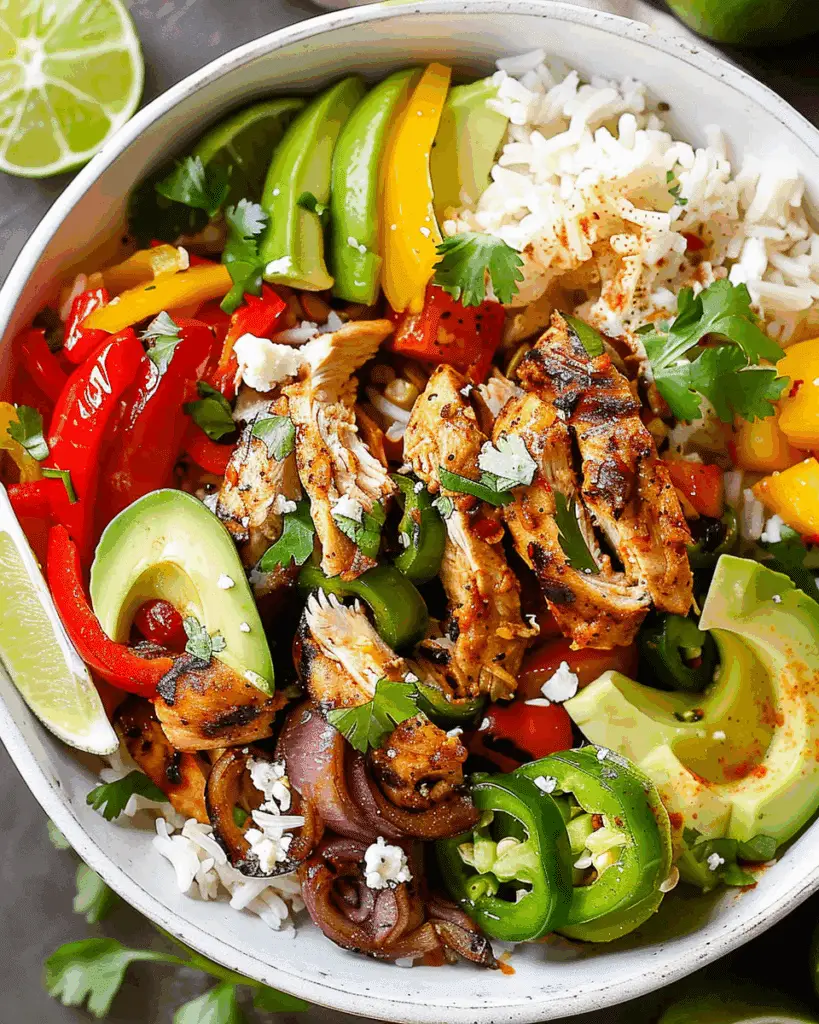 Chicken Fajita Bowl