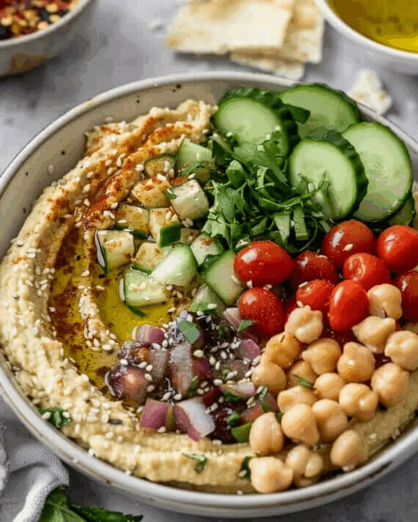 Mediterranean Hummus Bowl