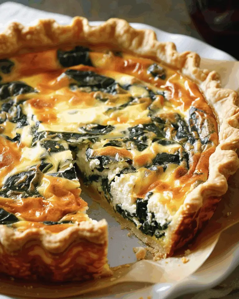 Ricotta Spinach Quiche Delight