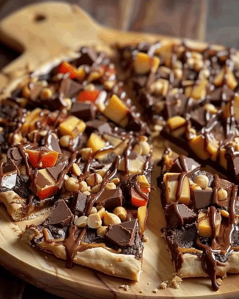 Brownie Lover’s Peanut Butter Pizza