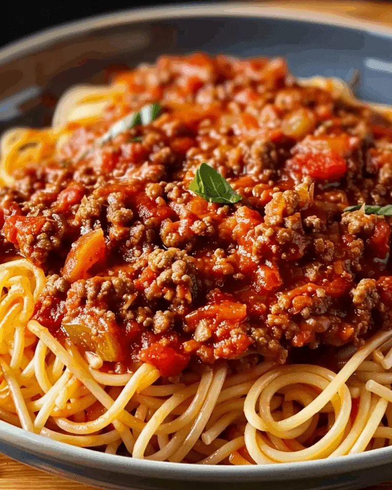 Spaghetti Meat Sauce