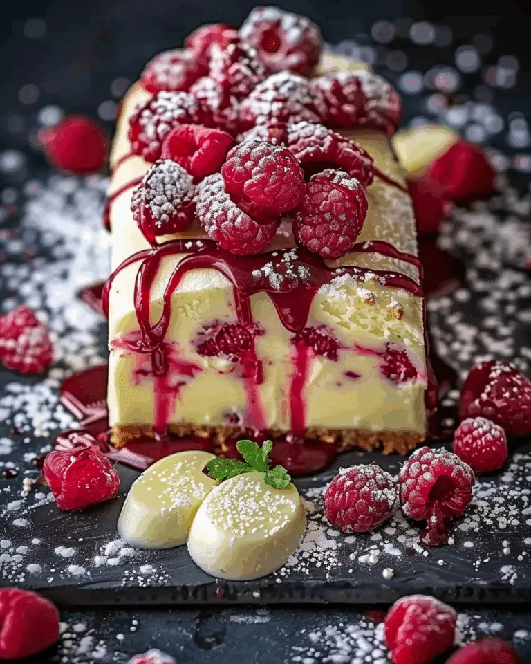 Heavenly White Chocolate Raspberry Cake