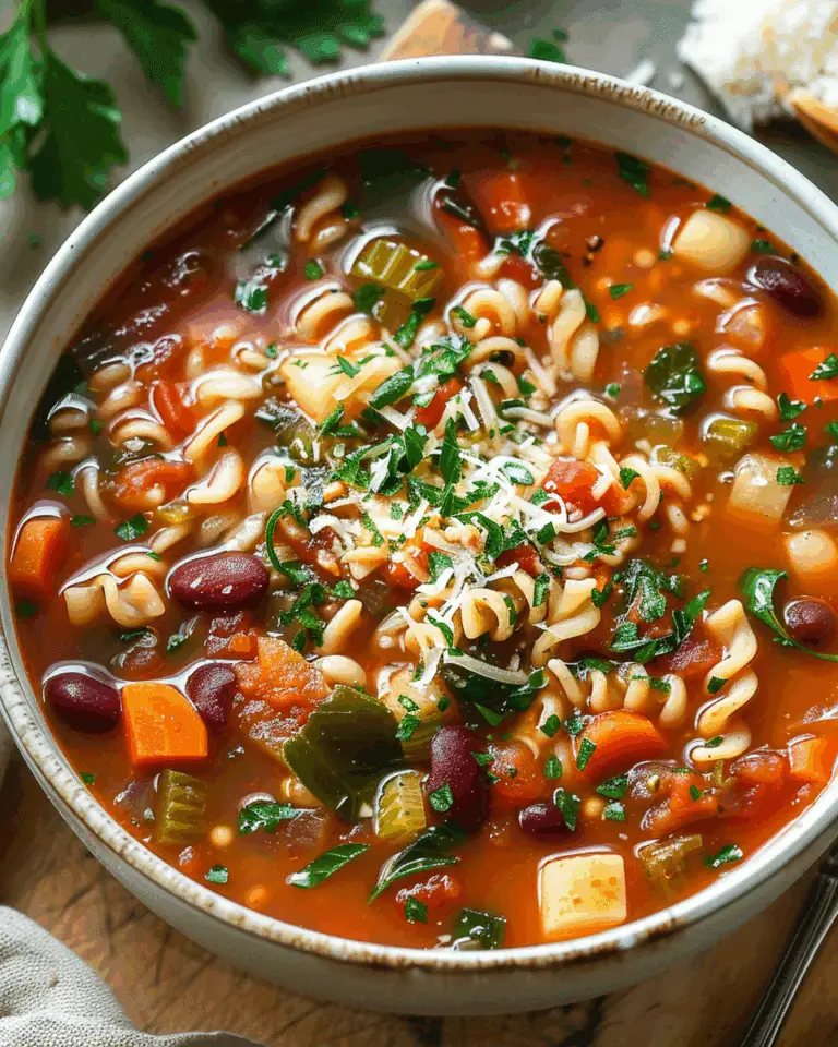 Classic Minestrone Soup with Gluten-Free Noodles