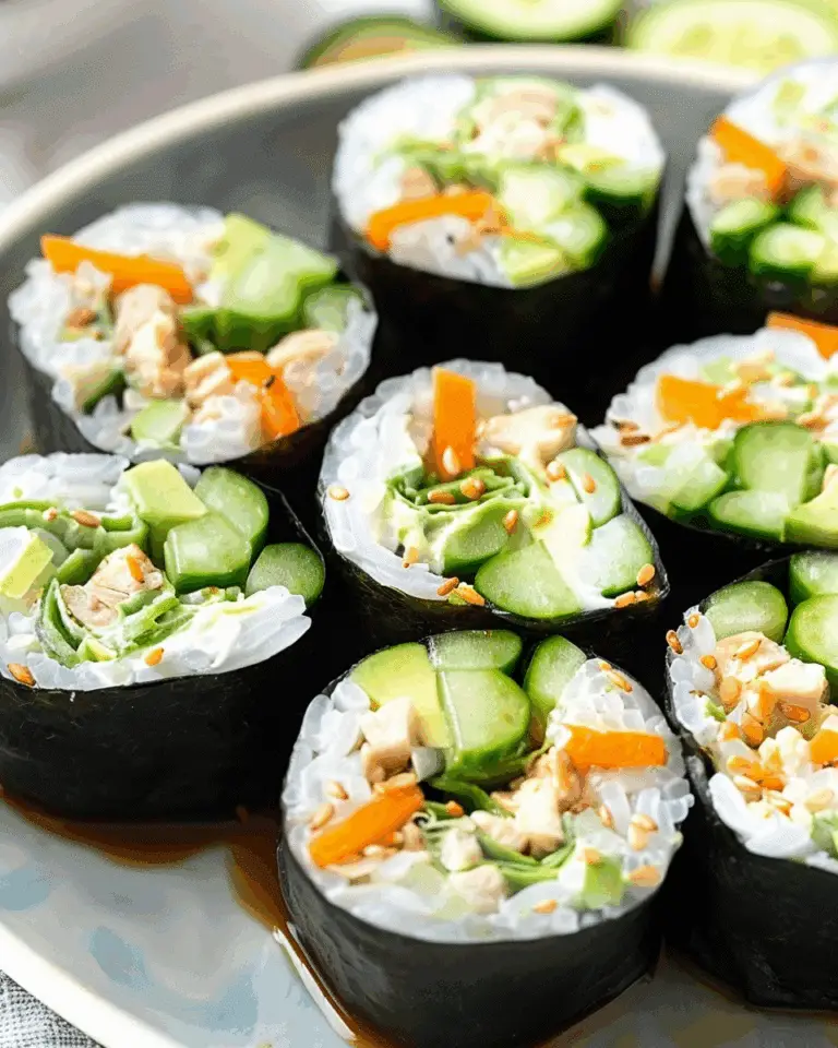 Cucumber Sushi Rolls