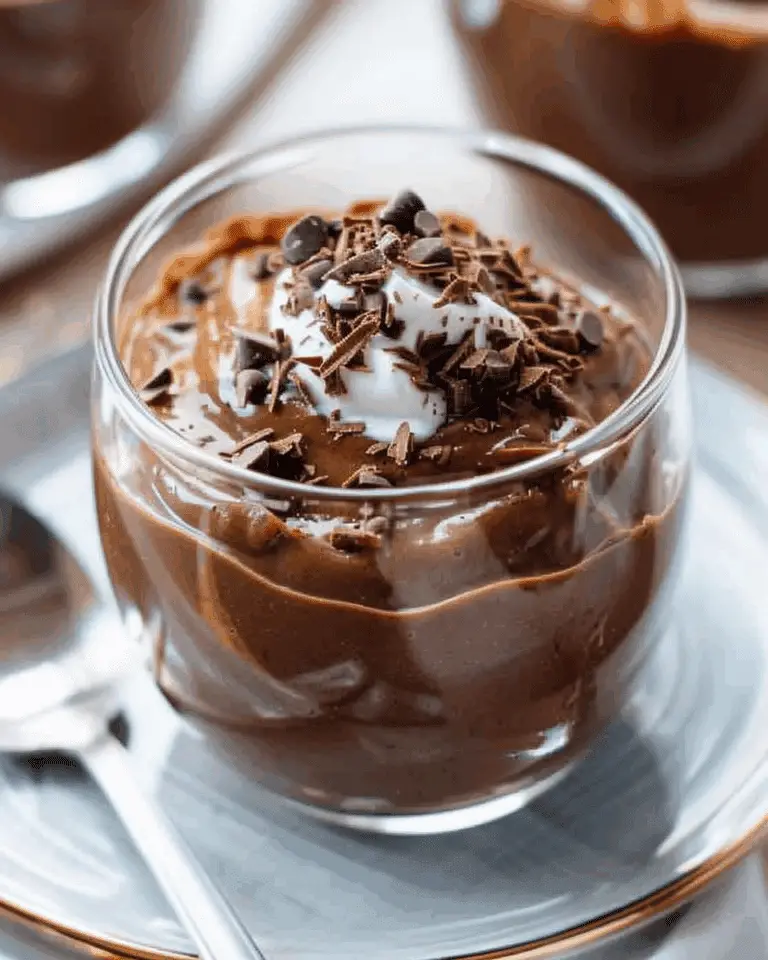 Easy Chocolate Avocado Pudding