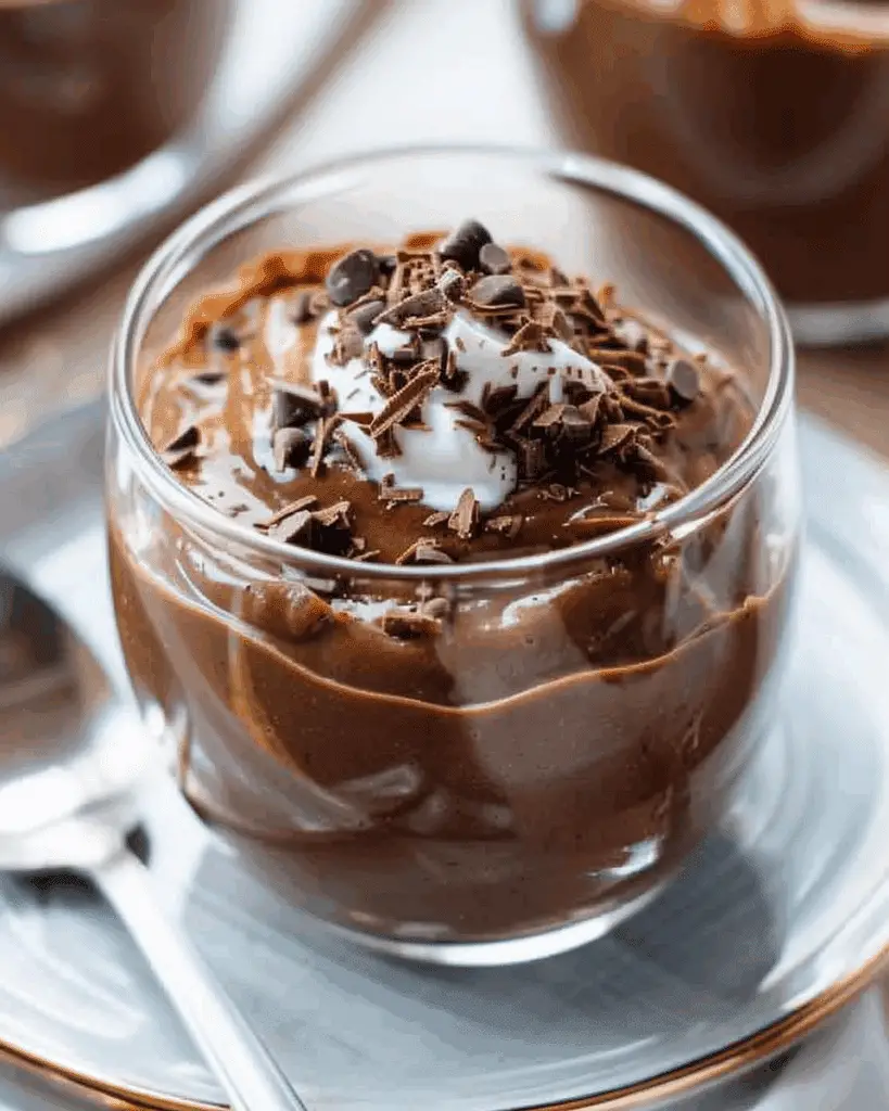 Easy Chocolate Avocado Pudding