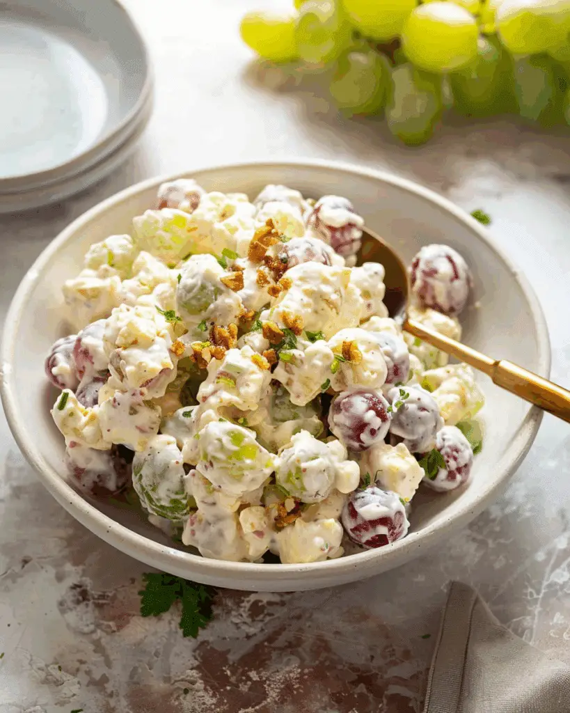 Best Easy Creamy Grape Salad
