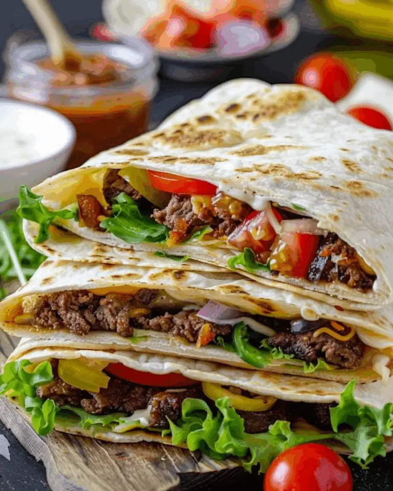 Crunchy Beef Tortilla Folded Wrap