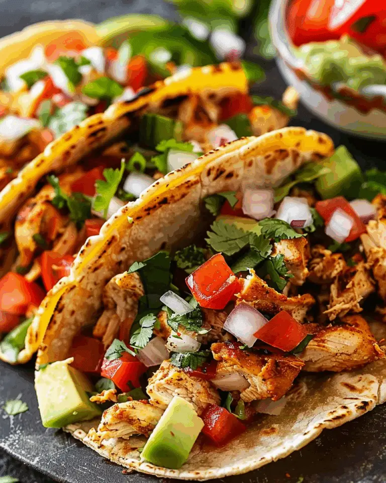 Easy Chicken Street Tacos