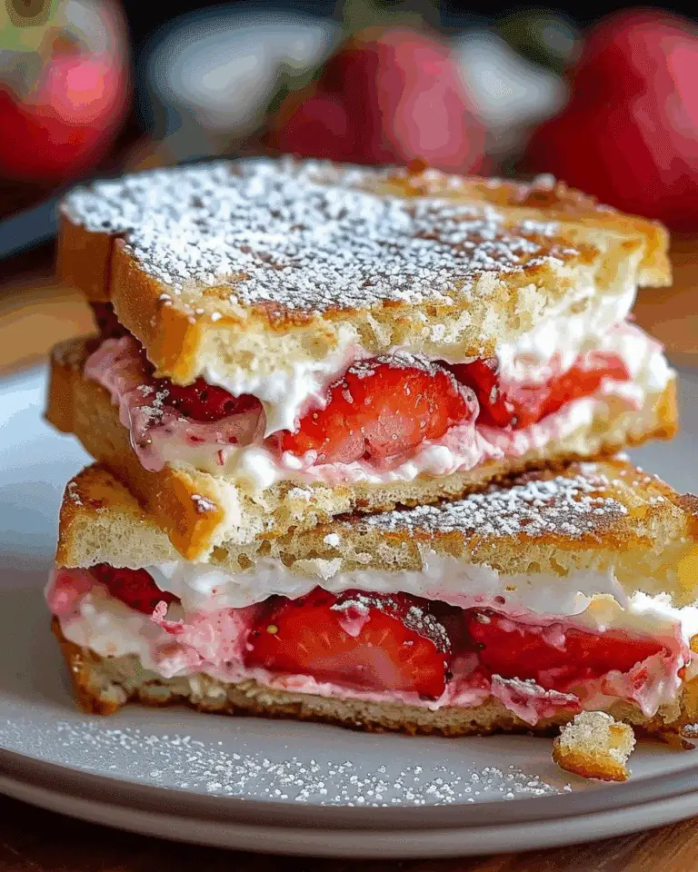 Fried Strawberry Cheesecake Sandwiches