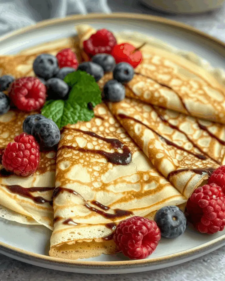 Quick and Easy Blender Crepes