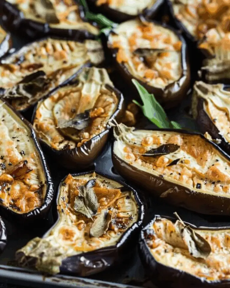 Roasted Baby Eggplant Poppers