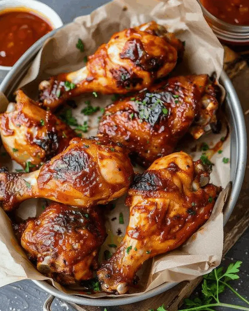 Air Fryer BBQ Chicken Drumsticks