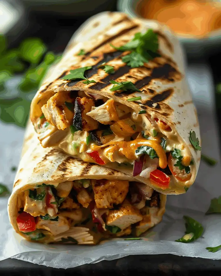 Chipotle Ranch Grilled Chicken Burrito