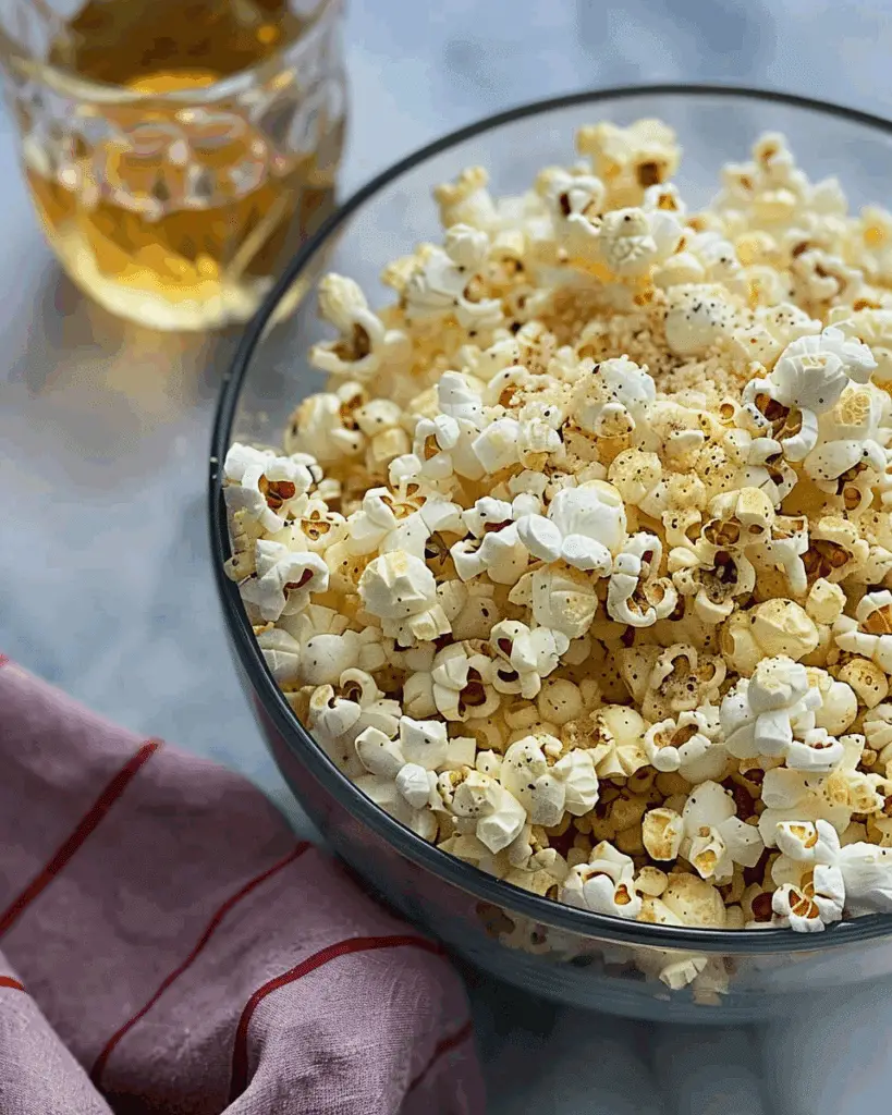 Garlic Parmesan Popcorn