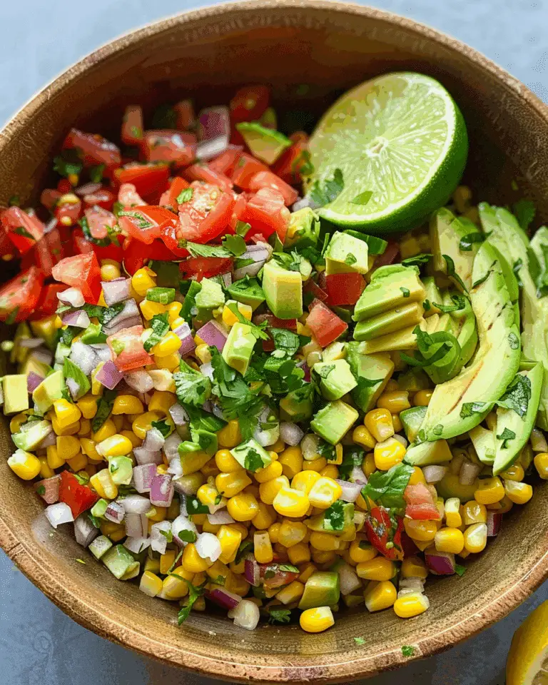 Corn and Avocado Salsa