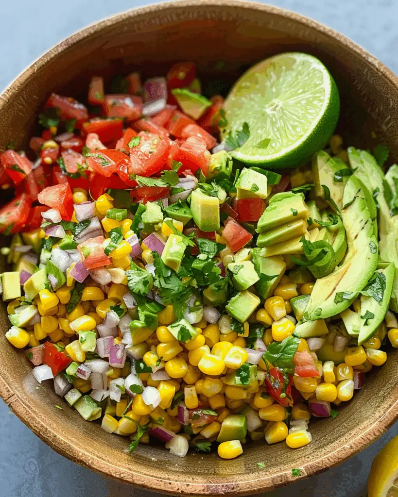 Corn and Avocado Salsa