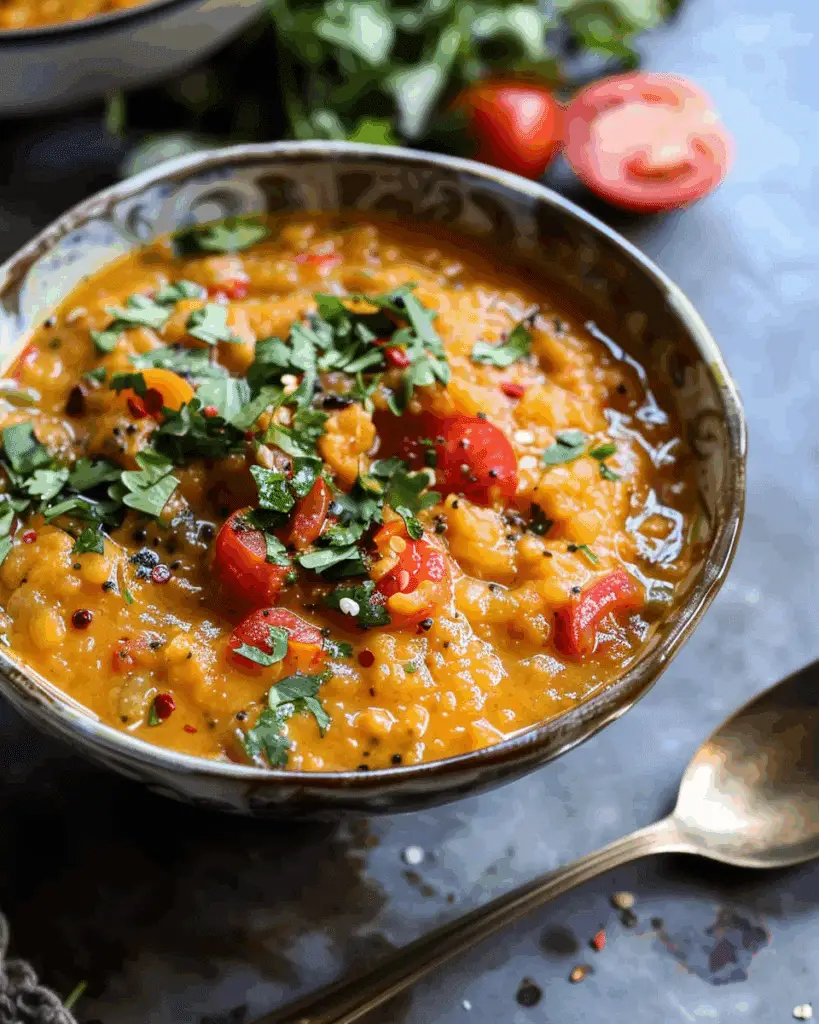 Harvest Tomato and Butternut Squash Dal