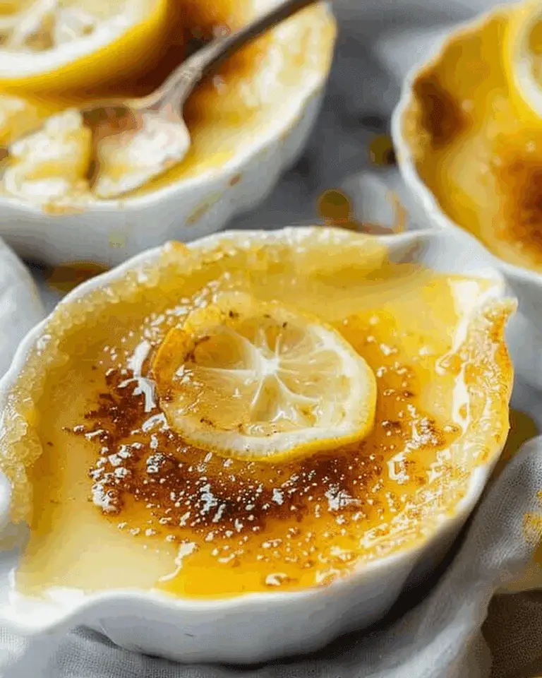 Lemon Posset Brûlée