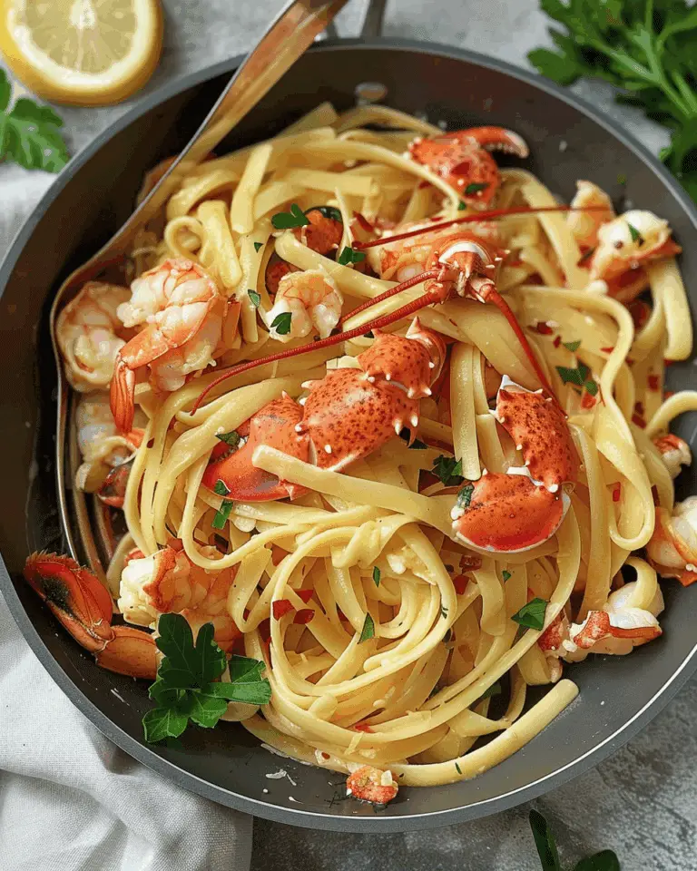 Lobster Pasta (Quick and Easy )