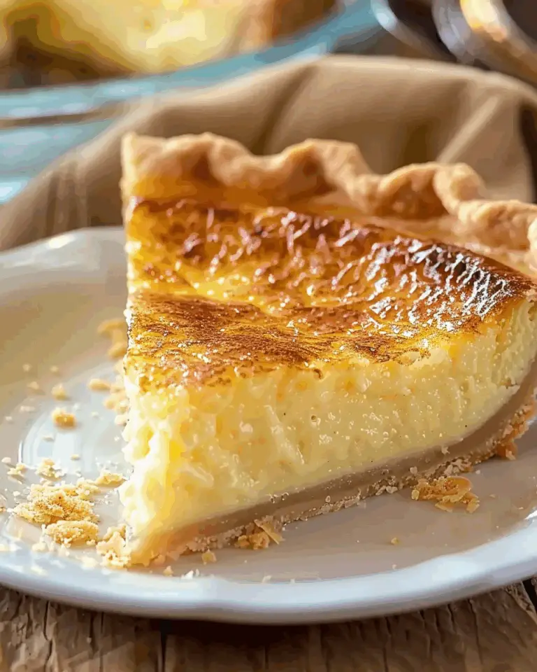 Old‑Fashioned Egg Custard Pie