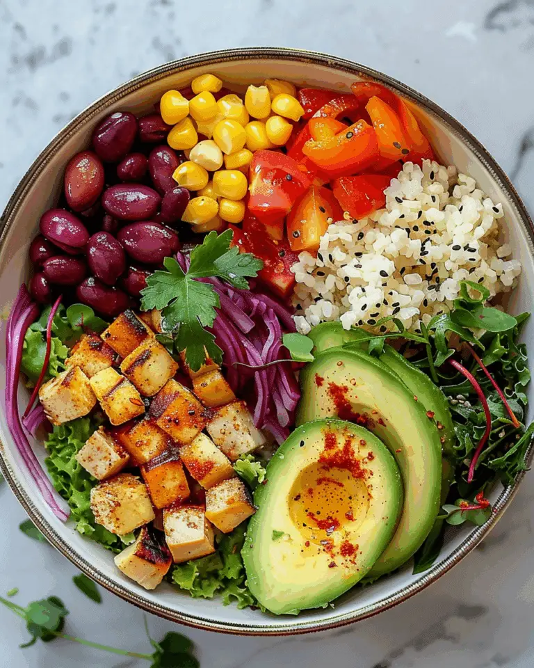 Rainbow Buddha Bowl