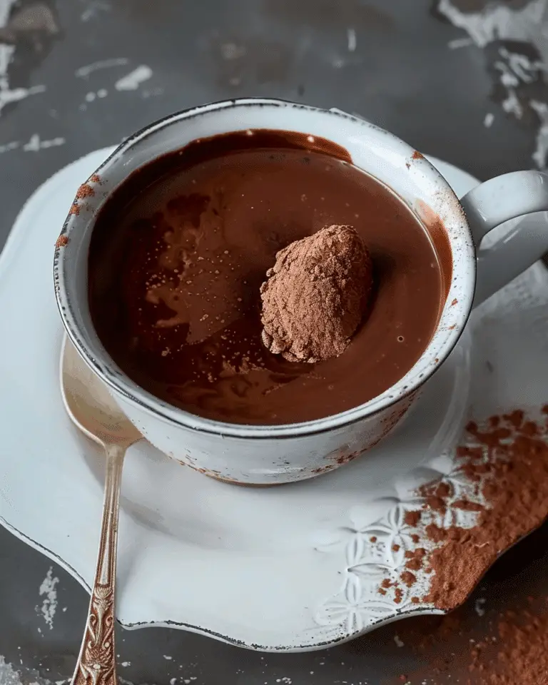 Thick Italian Hot Chocolate