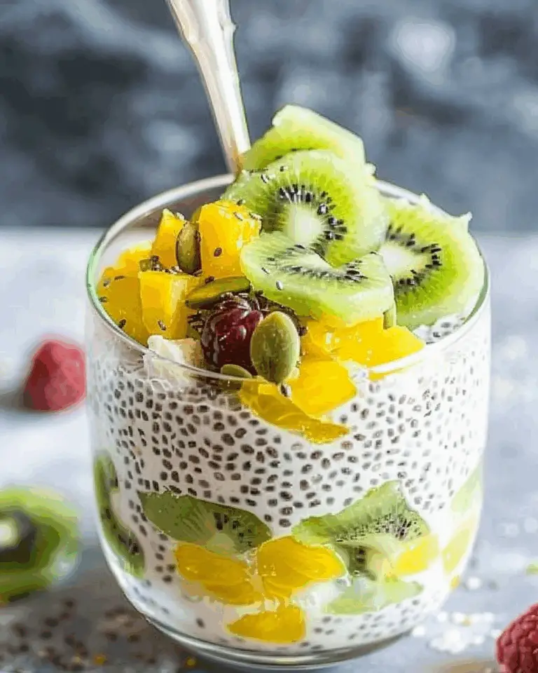 Tropical Overnight Chia Pudding
