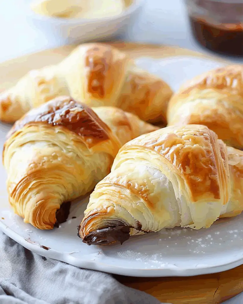 3-Ingredient Nutella Croissants
