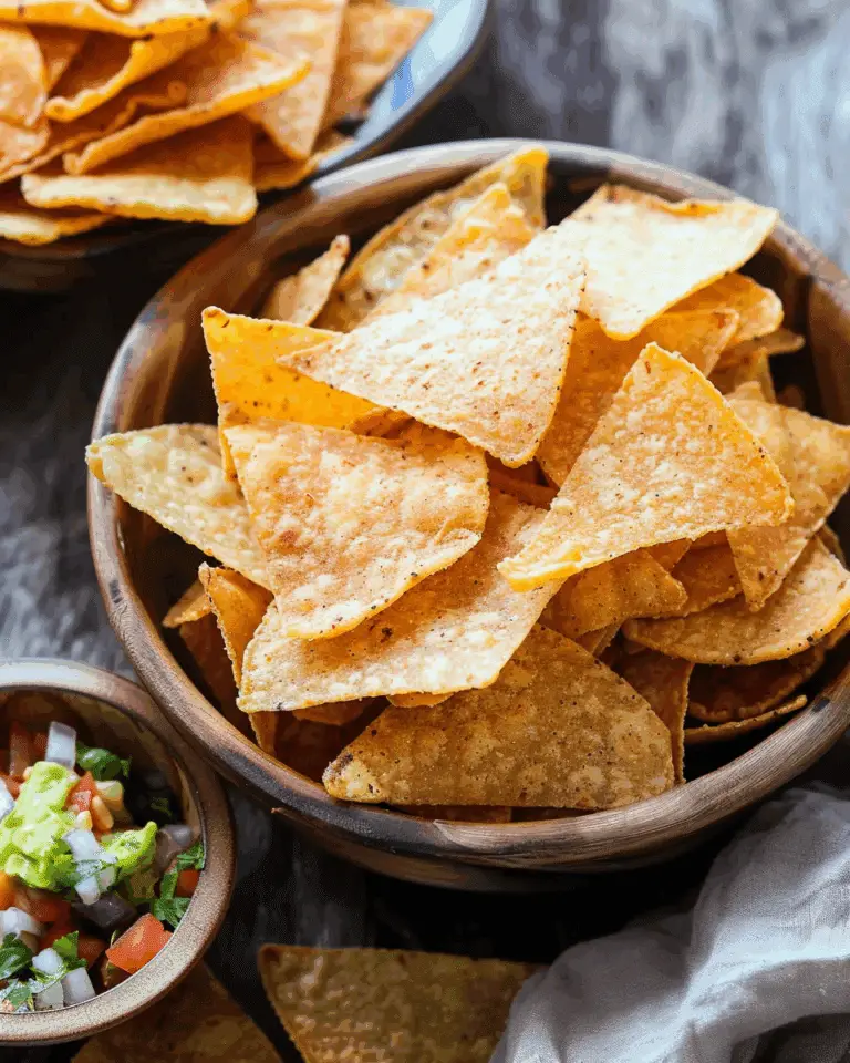 Homemade Corn Tortilla Chips