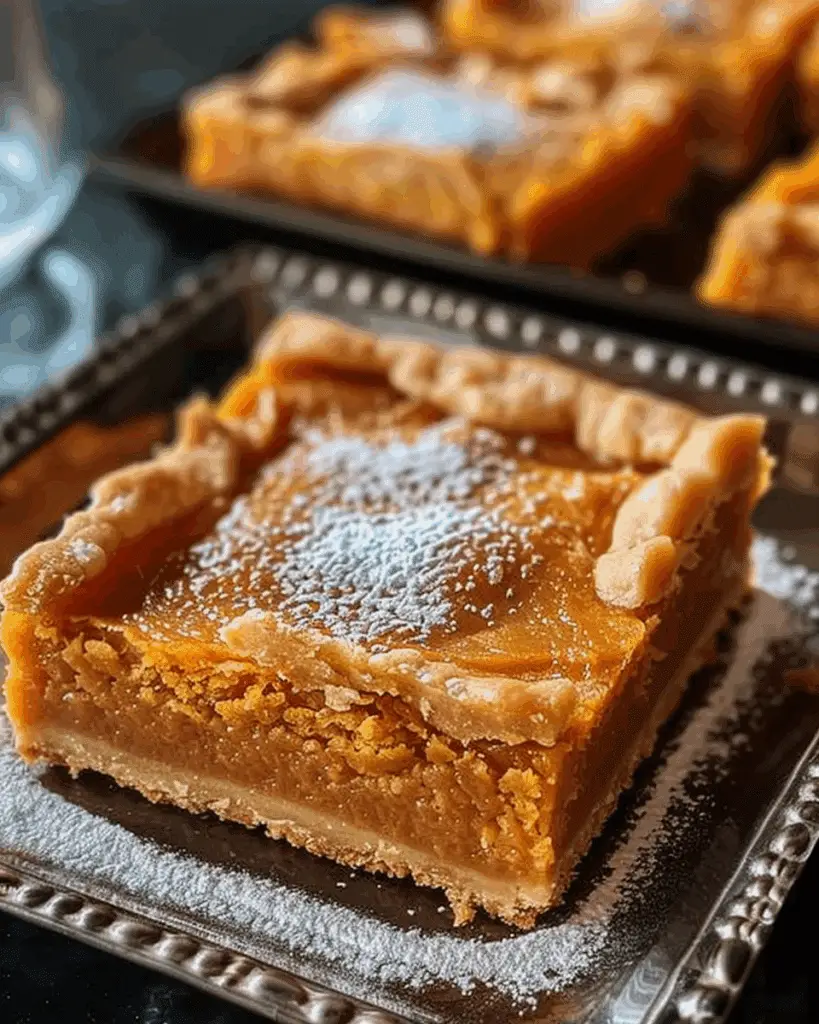 Sweet Potato Pie Bars