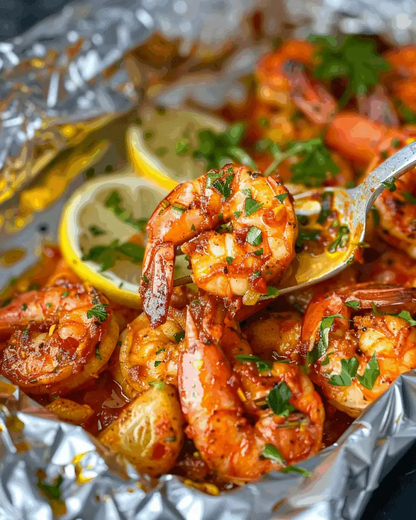 Cajun Shrimp Boil in Foil