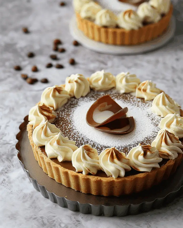 Coffee Hazelnut Tart