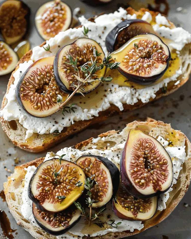 Fig and Goat Cheese Toast