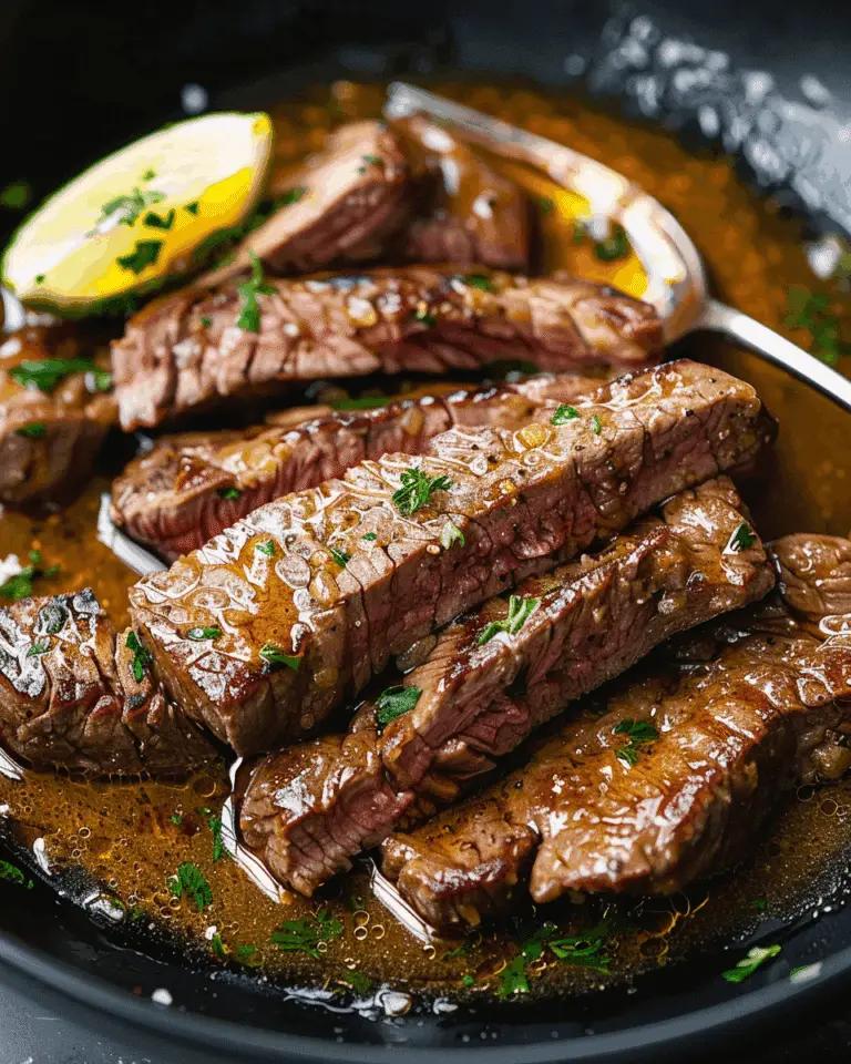 Pan‑Seared Steak in Butter Sauce