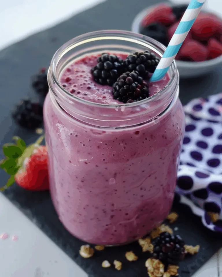 Wild Berry Breakfast Smoothie