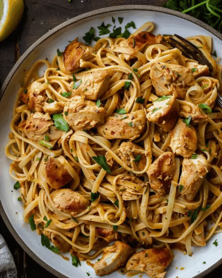 Easy Cowboy Butter Chicken Linguine