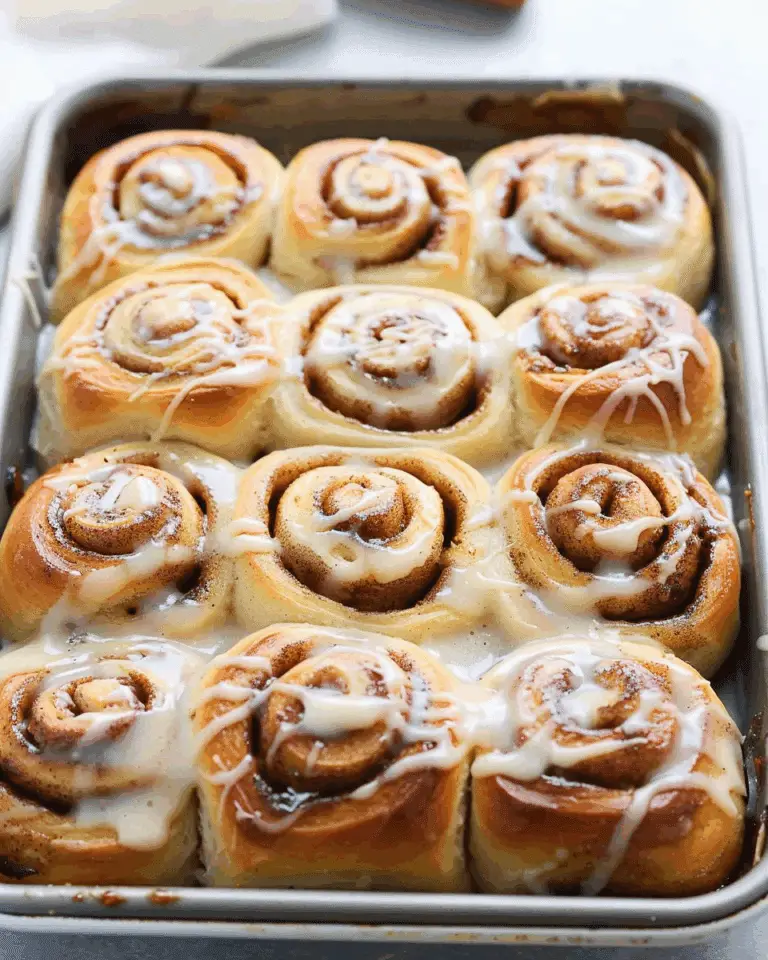 Fat-Free Greek Yogurt Cinnamon Rolls (Easy Sheet Pan)