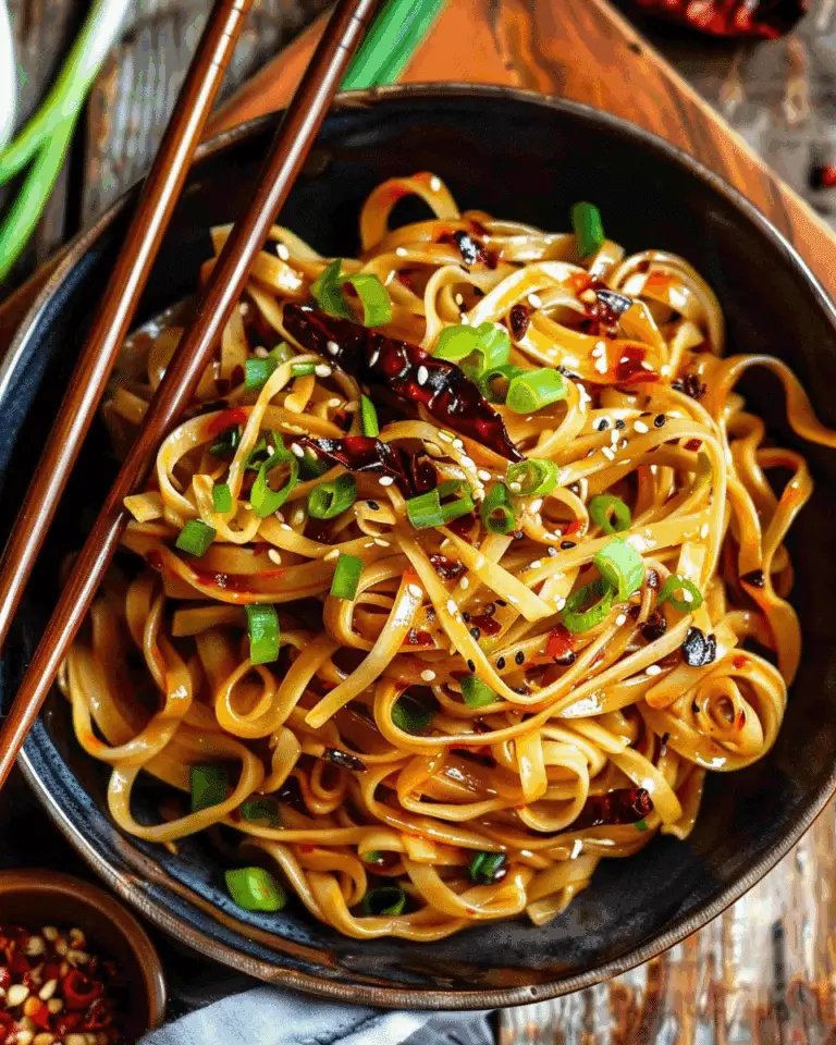 Garlic Chili Oil Noodles