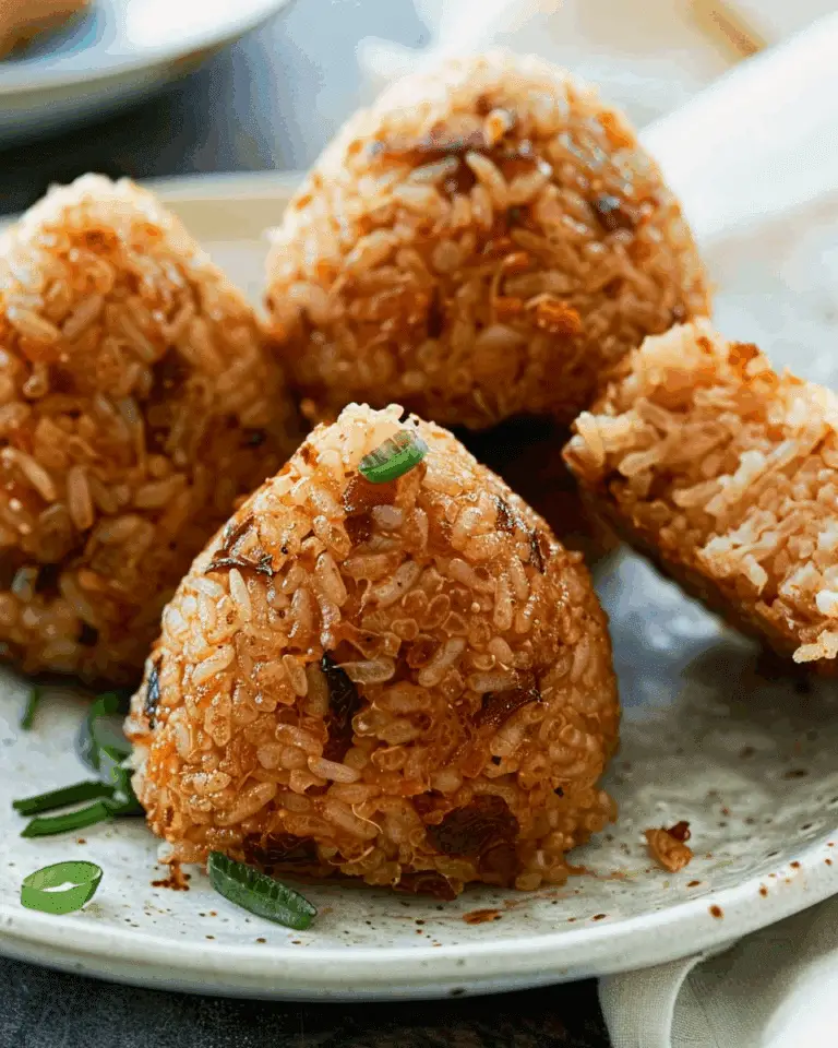 Kimchi Cheese Rice Balls