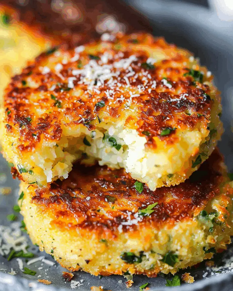 Parmesan Mashed Potato Cakes