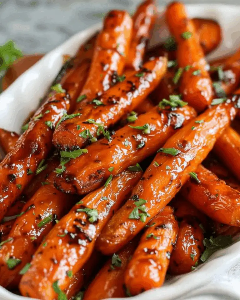 Balsamic Glazed Air Fryer Carrots