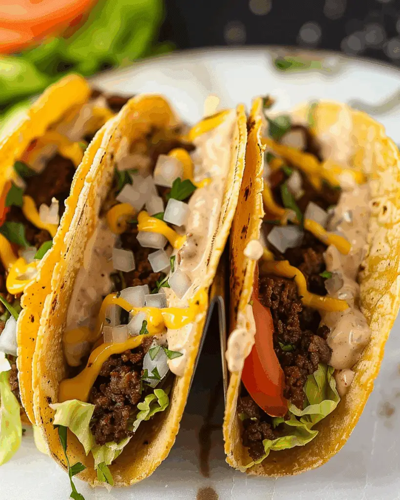Big Mac Tacos (Smash Burger Tacos)