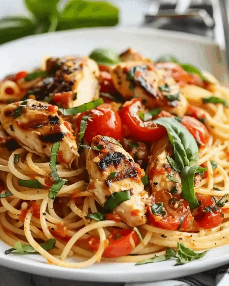 Delicious Bruschetta Chicken Pasta
