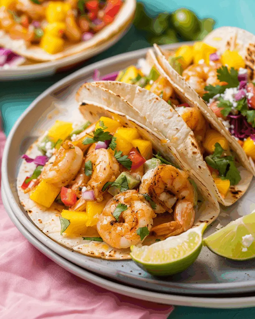 Shrimp Mango Tacos