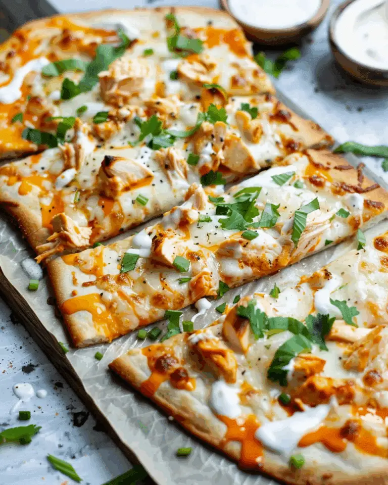 Buffalo Chicken Flatbread