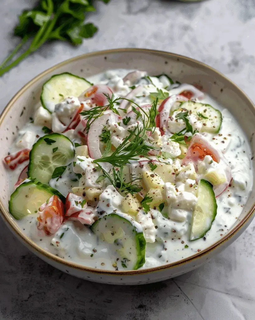 Easy Creamy Greek Yogurt Salad Dressing